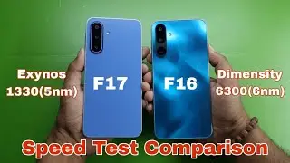 Samsung Galaxy F17 5G vs F16 5G Speed Test Snapdragon