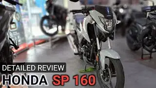 Honda Sp 160 Single Disc 50kmpl Mileage Detailed Review