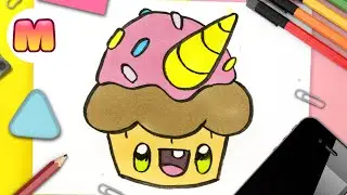 COMO DIBUJAR PASTEL DE UNICORNIO - dibujos kawaii faciles - Aprender a dibujar facil con Jape