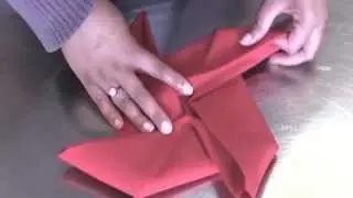 Napkin Fold - Pin Wheel