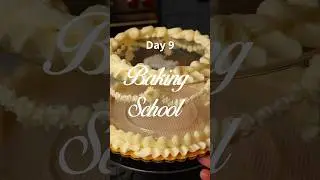 Decorating a Cake - Baking School Day 9 #baking #cakedecorating #buttercream