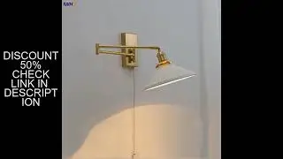 IWHD Nordic Modern LED Wall Sconce Left Right Rotate Pull Chain Switch Bedroom Restaurant Bar Besid