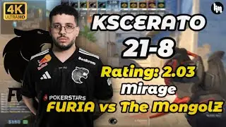 KSCERATO (21-8) FURIA vs The MongolZ (Mirage) | IEM Chengdu 2025 #cs2 #KSCERATO