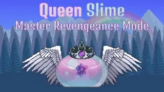 Terraria Calamity Mod - Queen Slime Master Revengeance Mode