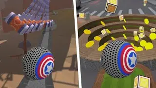 🔥 🔵 Captain Ball | The Ultimate Rolling Ball Sky Escape Level 195-200 | android game