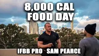 IFBB PRO - Sam Pearce - DAY IN THE LIFE - FOOD  #bodybuilder #food #dayinthelife #whatieat