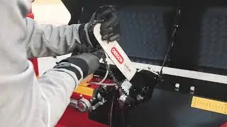 Japa® firewood processor saw bar and chain replacement.