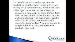 Scope of Appointment