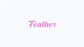 Feather - Logo animation