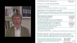 CBT4Panic#37 - Overcome fear of panic in shopping centre worksheet