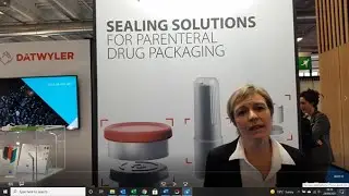 #LiveWithChaudhrey, #Pharmapack2020 Paris w Carina Van Eester,  Datwyler Sealing Solutions, Feb 2020