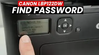 Canon imageCLASS LBP122dw: как найти пароль