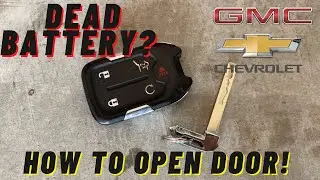 Села батарейка? Не работает пульт? GMC Acadia/Terrain/Sierra с неработающим брелоком.