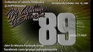 ABS-CBN-2 - We Continue to Shine in '89 - February Fiesta plug snippet + Eat Bulaga Moving On (1989)