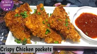 Crispy Bread Chicken Pockets | #RamzanSpecial | The Taste of Lucknow