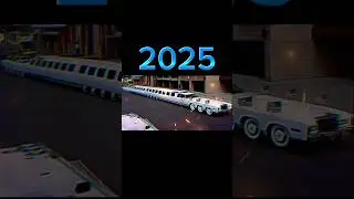evolution of limousine car (1928~2025) #shorts
