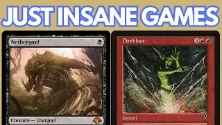 15 DAMAGE ON TURN 2!  Legacy Black Burn with NO RESERVE LIST CARDS ft. Fireblast. MTG League