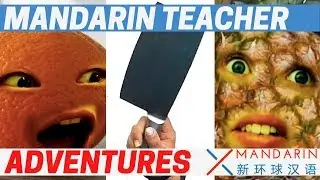 Learn chinese with Mandarin teacher and Pineapple student in XMandarin Language School