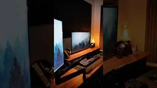 Cozy work from home desk setup. #cozysetup #workfromhome #desksetup #accountingsetup #gamingsetup