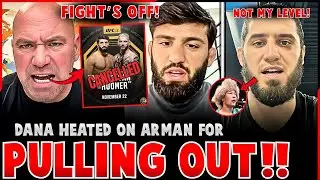 Dana HEATED ON Arman For PULLING OUT of UFC QATAR! | Islam vs Shavkat Fight Happening! | MMA News