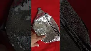 Sparkle in style with our Silver Sequins Fanny Pack! @affordableluxury_store 