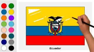 Flag of Ecuador - South America