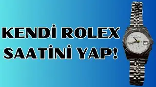 Sıfırdan Rolex Saat Yaptım: AliExpress'ten Parçalarla Mekanik Saat