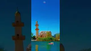LEANING MASJID AND MINARET 🕌(Qatar) #shorts #ytshorts #islamic #trending #viral #vlog #video #azan