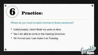 comma- introductory