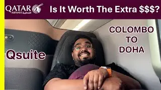 💺 Qsuite Luxury! Qatar Airways #businessclass #tamilvlog 