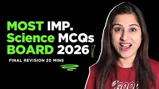 Top 20 MCQs Class 10 Science | Board Exam Most Important Questions (Quick Revision) 