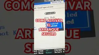 Video completo👆🏻: C&oacute;mo activar el arranque seguro en la Bios #Windows #boot #tecnologia