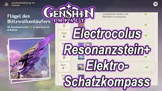 💪Genshin Impact - Hilfsmittel: Electrocolus Resonanzstein + Elektro-Schatzkompass (Inazuma)💪
