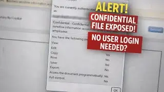 Access restricted office files in personal pc