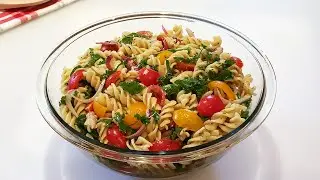 Best Ever Pasta Salad Recipe with Homemade Dressing