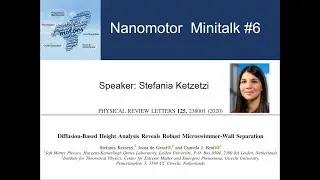 mini talk #6:  Diffusion-Based Height Analysis Reveals Robust Microswimmer-Wall Separation