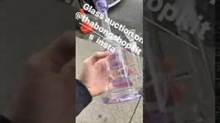 video of hydros glass bubbler from thabongshop ig story