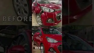 We gave this hyundai xcent a new life | H9 AUTOMOTIVE | #hyundai #accidental #carrestoration