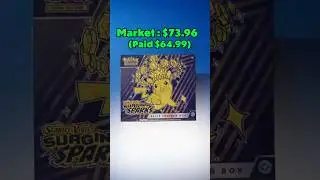 Let's Open a Surging Sparks ETB! #firstpackmagic #pokemon #pokemontcg #pokemoncards #packopenning