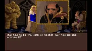 Lands of Lore: The Throne of Chaos - Shield Sanctuary Spell on King Richard Cutscene & Discourse