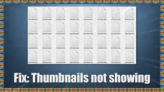Thumbnails Not Showing Problem On Windows 11/10/8/7/XP ( FIX )