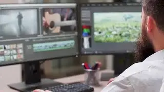 Content Creator Working Stock Video