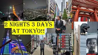First Time at Tokyo City, Japan!! My 2 Nights and 3 Days in Tokyo from Saga.