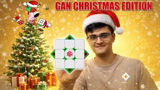 GAN Christmas Edition 🎄 | Limited Cube Unboxing + GIVEAWAY announcement (ft. @Cubelelo_official )