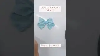 Large Bow Silicone Mould | Elegant Cake & Craft Accents Made Easy | #caketoppers #bowmould #shorts