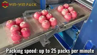 WIN WIN PACK High-Speed Food Packing Machine for Apples, Meat & Vegetables/Up to 25 Packs Per Minute