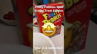 Fruity Pebbles Rice Crispy Treat Edibles | #howto | #cooking #education
