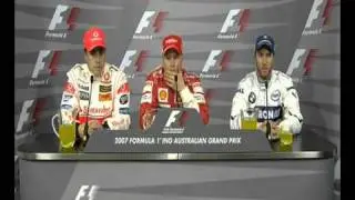Qualifying Press Conference - Albert Park 2007