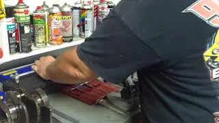 Step 15 Main bearing oil clearance