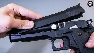 Страйкбольный электропневматический Cyma Hi Capa AEP CM128 Colt 1911 видео обзор